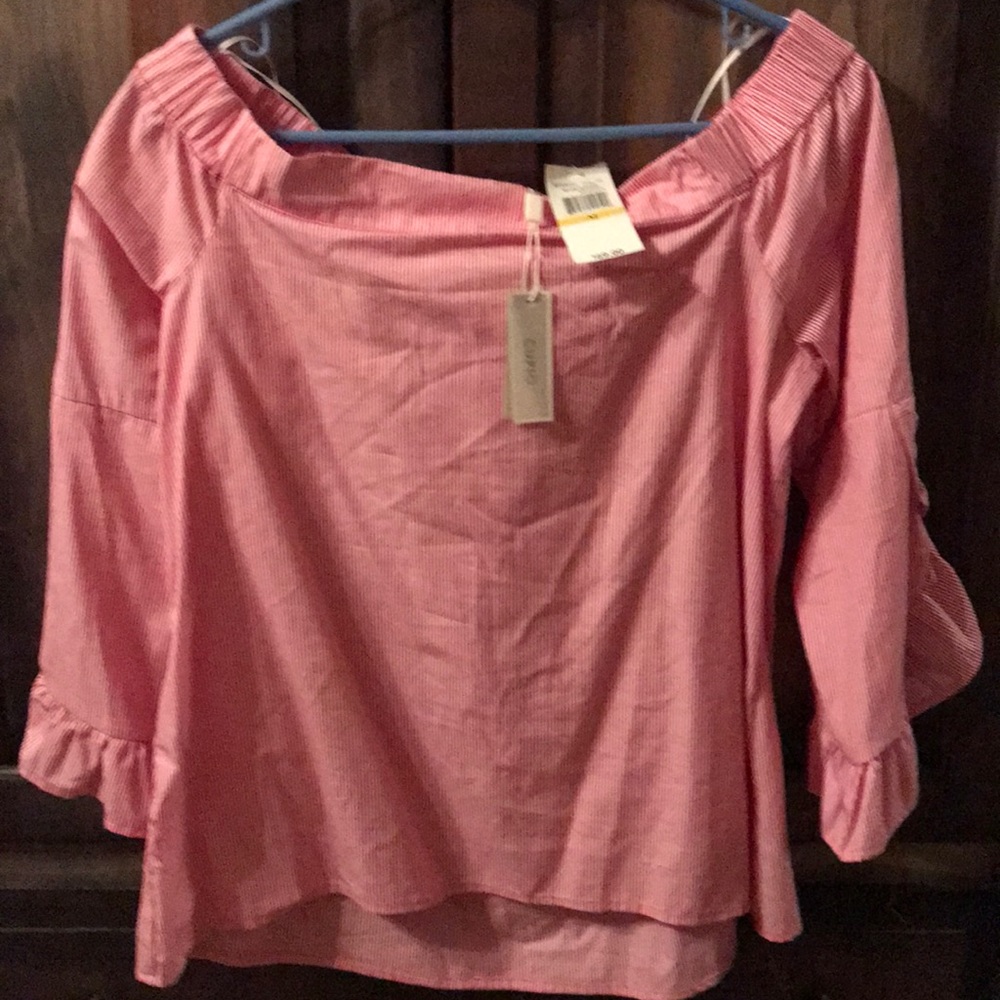 Brand new with Tags off the shoulder blouse